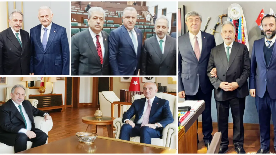 Başkan Yalçın'dan Ankara'da Önemli Temaslar