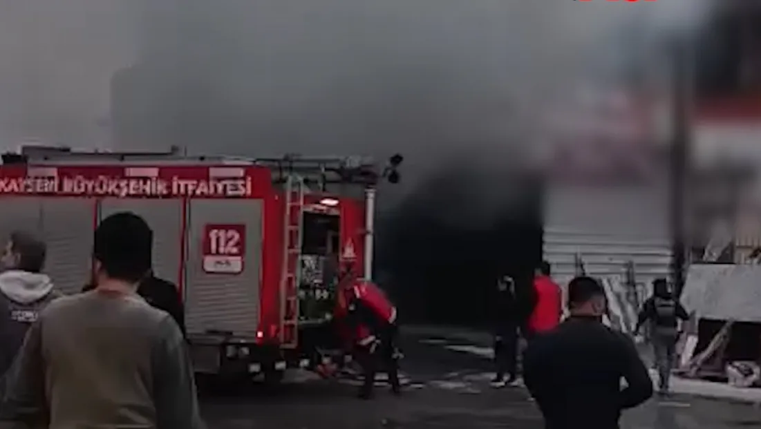 Doğu Sanayi’de çıkan yangın kontrol altına alındı