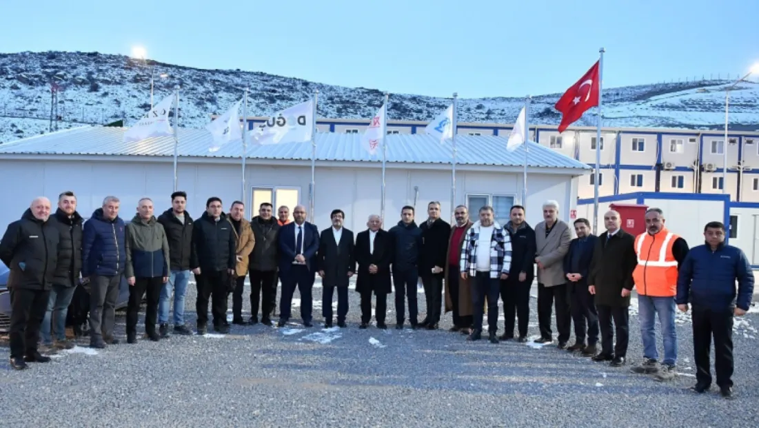 Hızlı Tren Oymağaç Şantiyesi'nde İnceleme