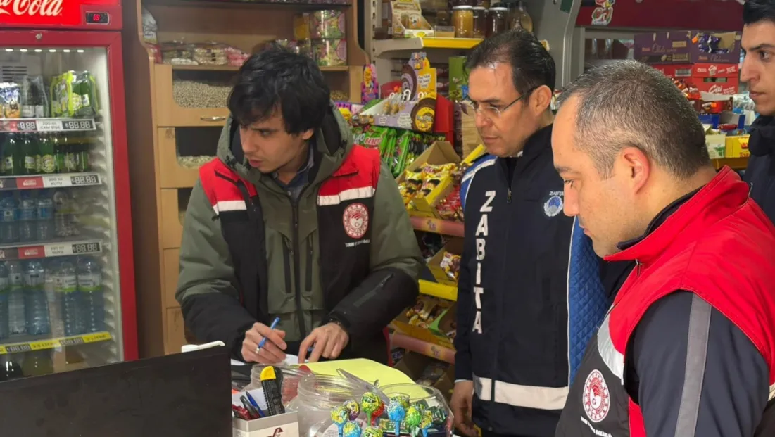 İncesu Zabıtası 7 iş yerine idari yaptırım kararı uygulandı