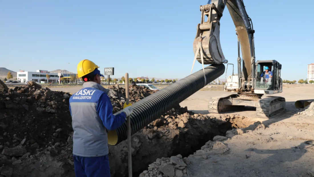 Kayseri'de Atık Su Hattı İçin 718,5 Milyon Liralık Yatırım