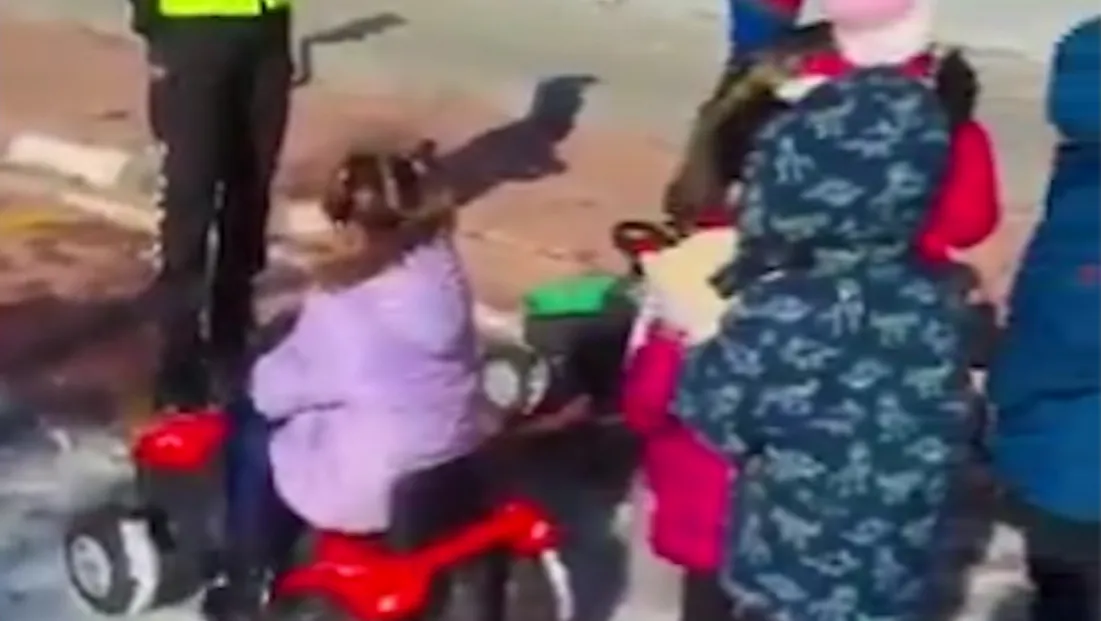 Kayseri'de miniklere uygulamalı trafik eğitimi