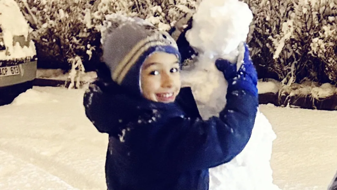 Kayseri’de 1 günlük kar tatili sevinci