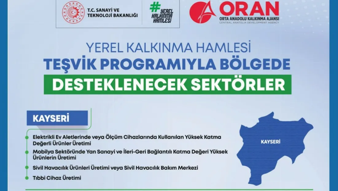 Kayseri’de Yerel Kalkınma Hamlesi 2026 dönemi başlıyor