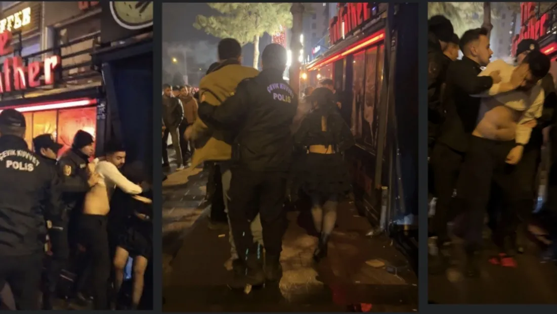 Kayseri'de yılbaşı kutlamalarında kavga