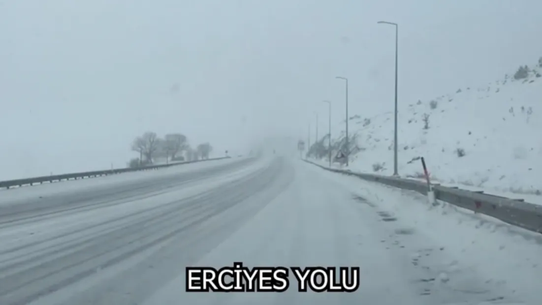 Kayseri’de yollar trafiğe açık
