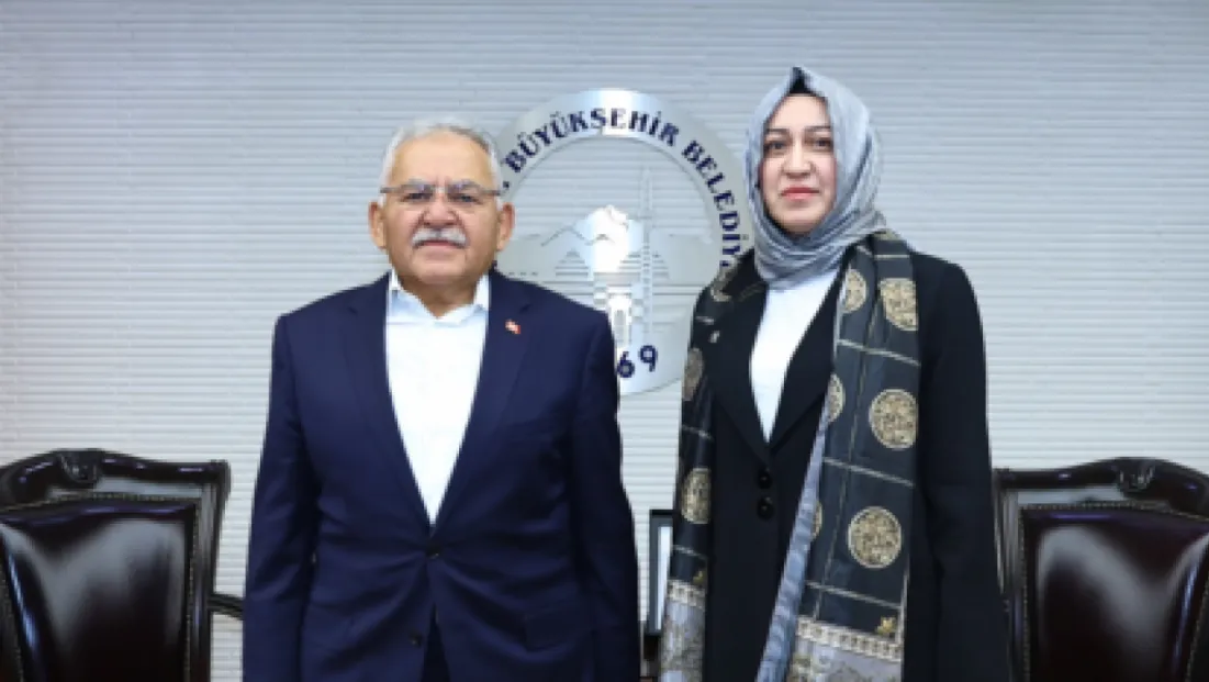 Kayseri'nin İlk Kadın İlçe Başkanı'ndan Büyükkılıç'a ziyaret
