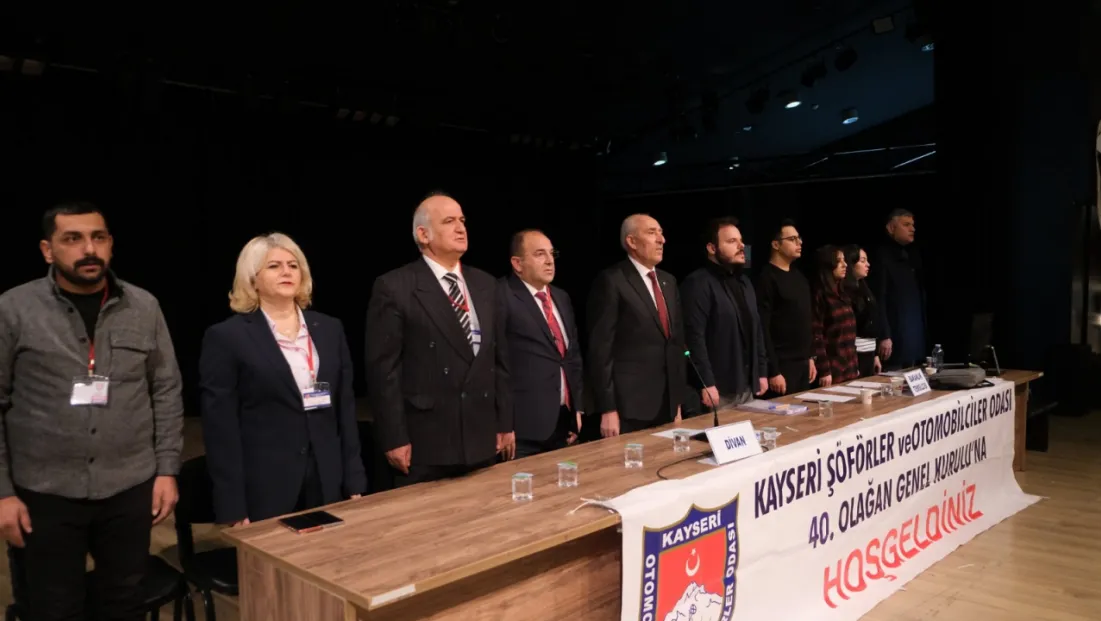 Kayseri Şoförler Odası yeni başkanı Tuncay Ersoy oldu