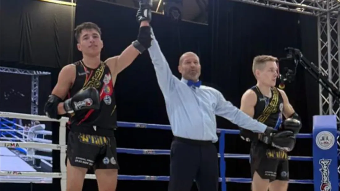 Kayserili muaythai sporcusu Utku Mete, Yunanistan’da altın madalya kazandı