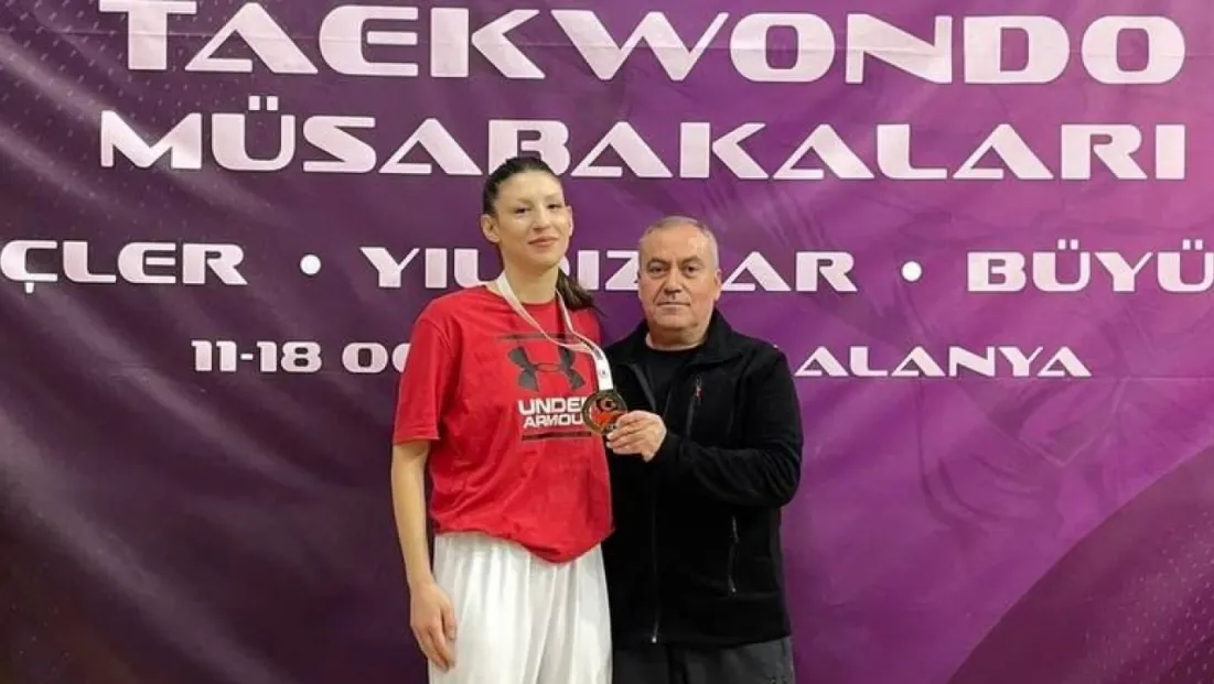 Kayserili sporcu Kaygısız, Taekwondo Türkiye şampiyonu oldu