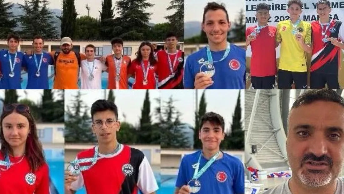 Kayserili yüzücülerden Türkiye Şampiyonası’nda  30 madalya