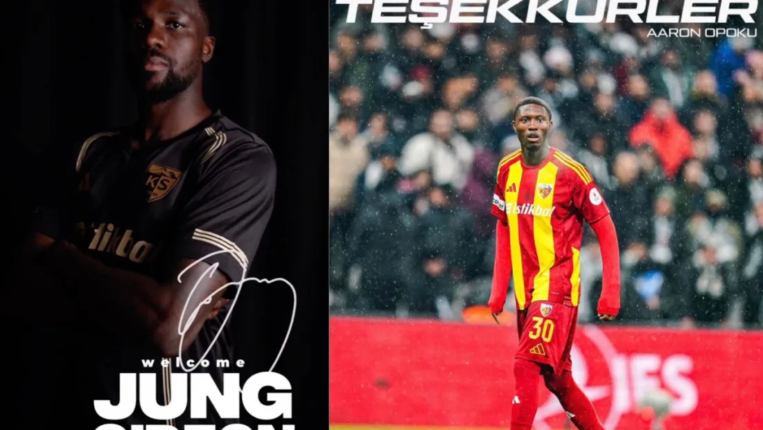 Kayserispor’da Jung’un ardından Opoku’yla da yollar ayrıldı