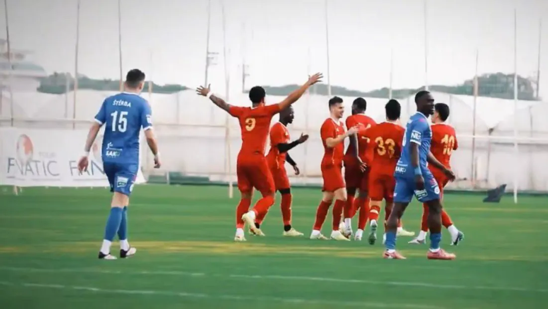 Kayserispor gergin biten maçta Çek Cumhuriyeti ekibini yendi