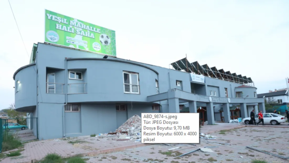 Kaymek Yeşil Mahalle Tesisleri Yenileniyor