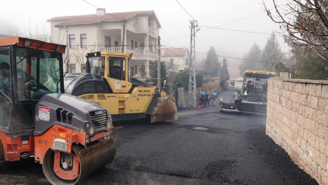 Melikgazi Belediyesi’nden Hisarcık Mahallesi’ne Yeni Yol Çalışmaları