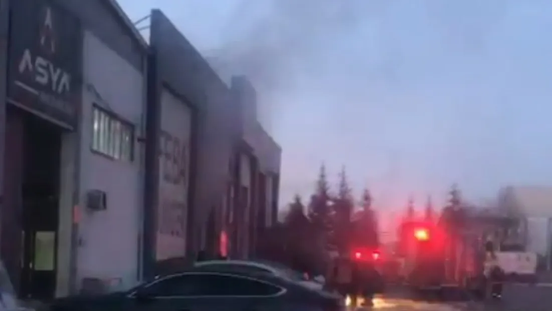 OSB’de sünger fabrikasında yangın