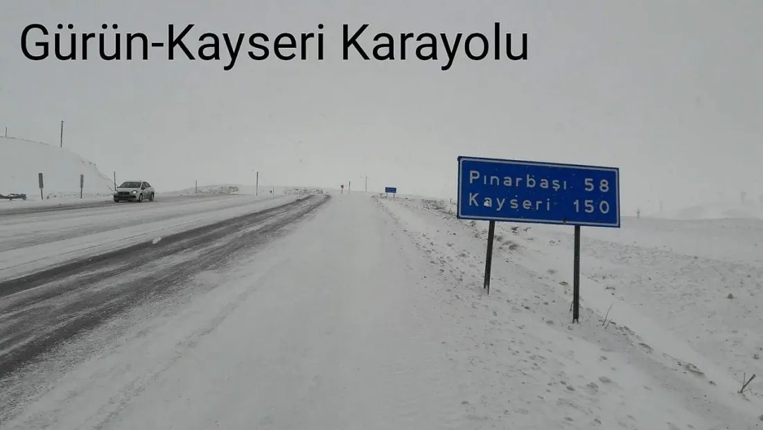 Pınarbaşı-Gürün karayolu trafiğe açıldı