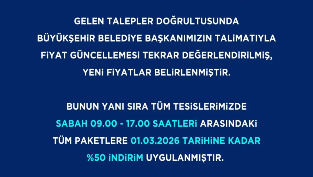 Spor A.Ş. zammına tepkiler sonuç verdi: 2 Ay için yüzde 50 İndirim