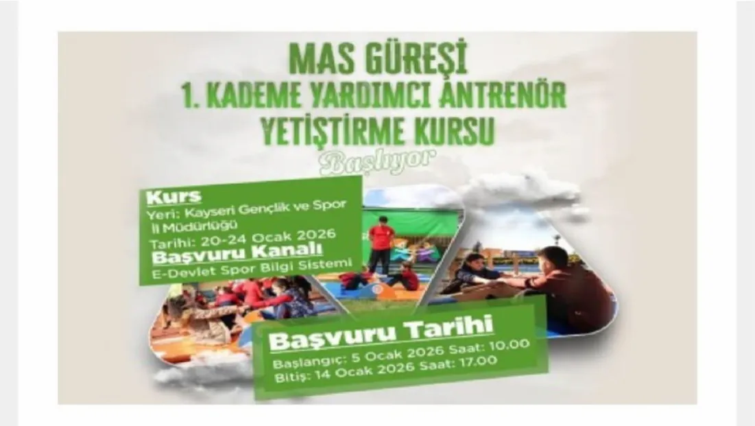 Türkiye’de ilk: Mas Güreşi antrenörlük kursu Kayseri’de başlıyor