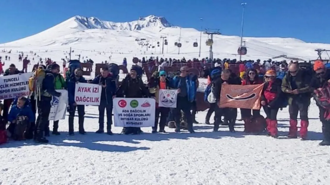 12. Uluslararası Erciyes Dağı Zirve Tırmanışı tamamlandı