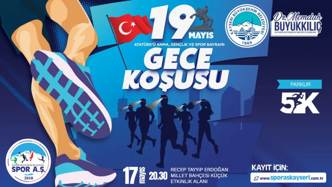 19 Mayıs Gece Koşusu' yapılacak