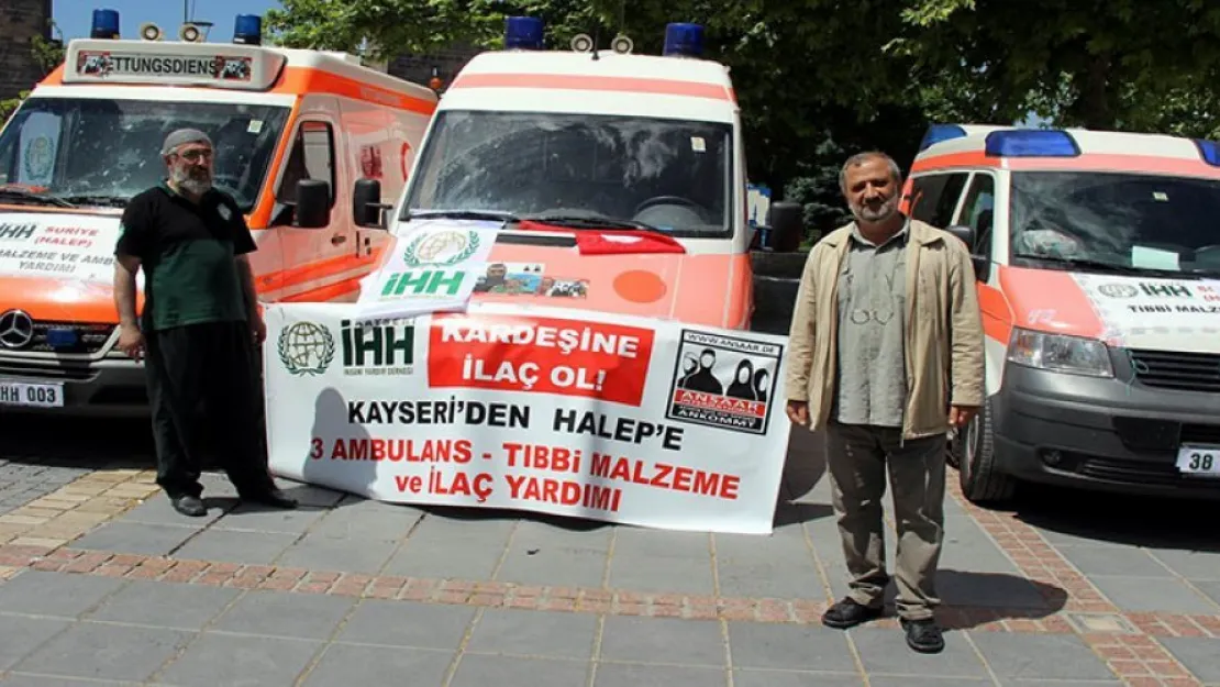 İHH'den Suriye'ye ambulans yardımı