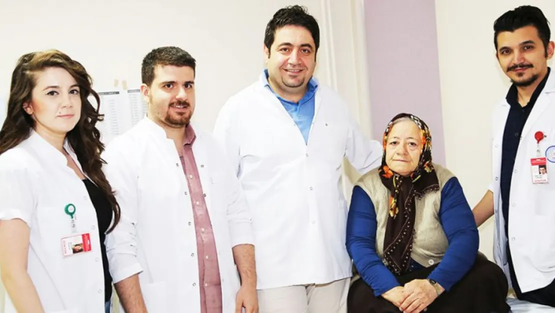 22 kilogramlık kitleyle 18 yıl