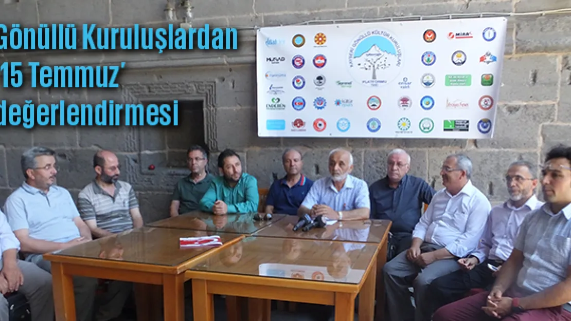 Gönüllü Kuruluşlardan ཋ Temmuz' değerlendirmesi