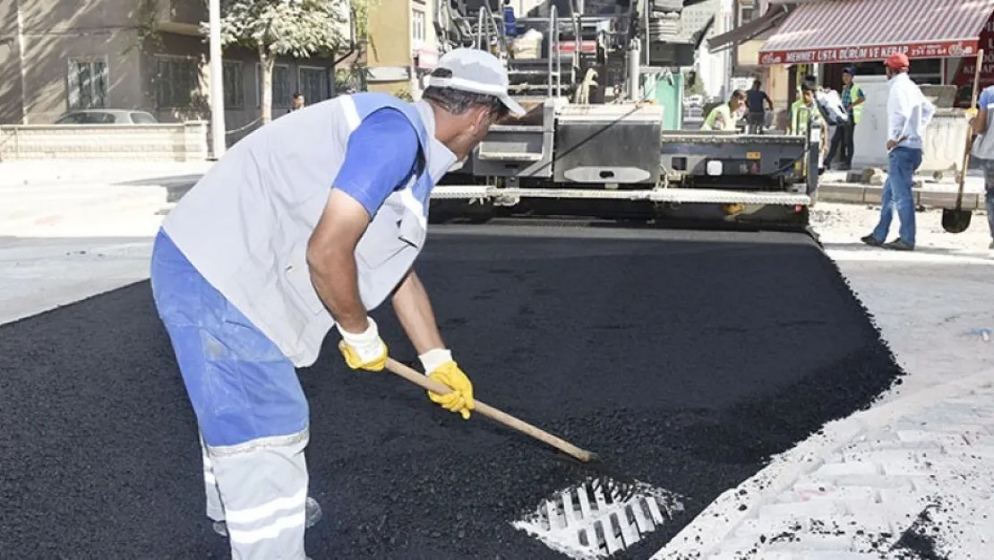 Örnekevler asfaltlanıyor