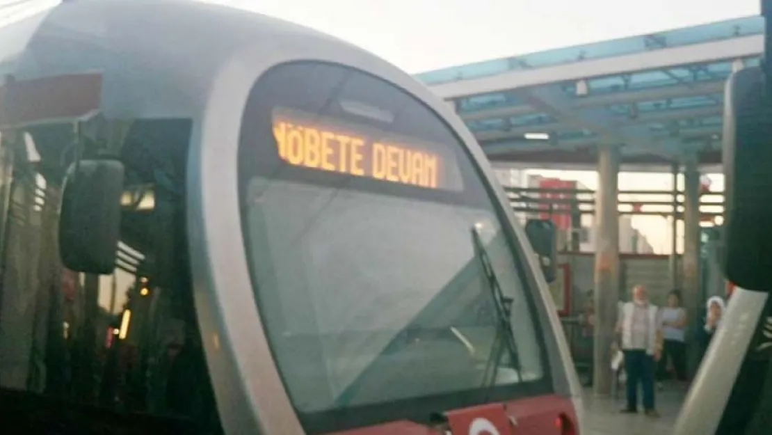 Tramvaylar da nöbette