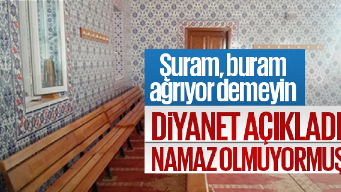 Diyanetten &quottaburede namaz" uyarısı