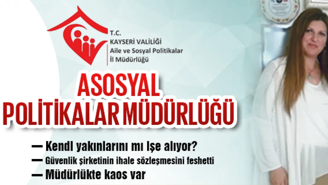 Asosyal Politikalar Müdürlüğü