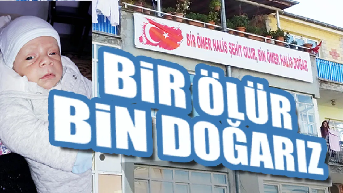 BİR ÖMER HALİS ŞEHİT OLUR,  BİN ÖMER HALİS DOĞAR!