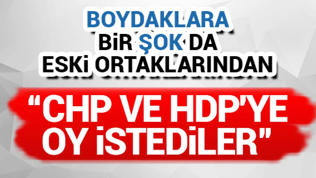 'CHP VE HDP'YE OY iSTEDiLER'