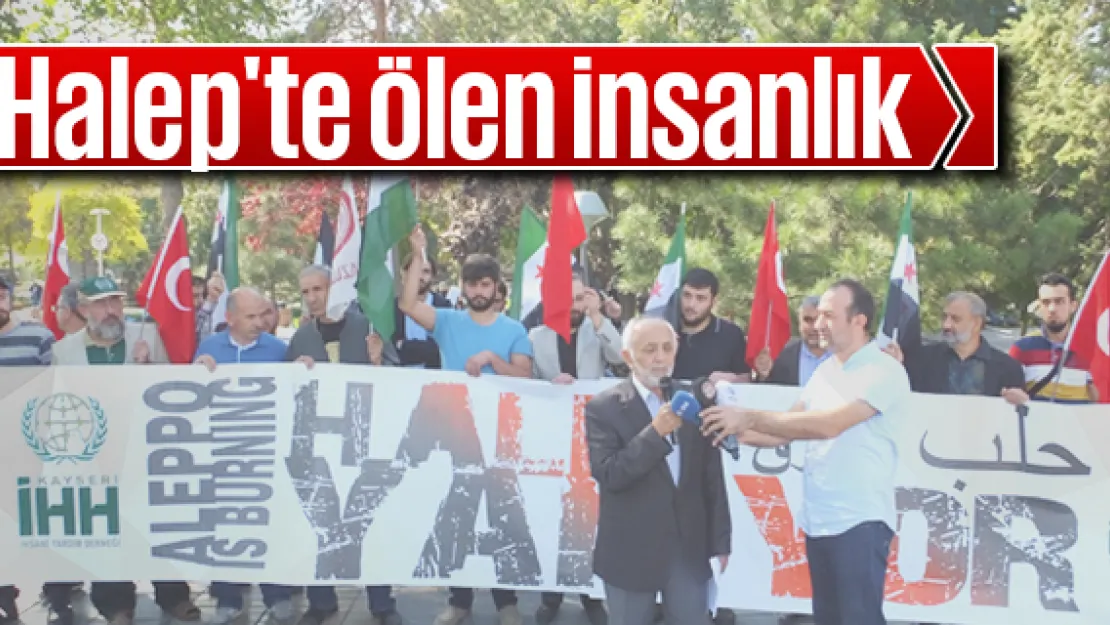 Halep'te ölen insanlık