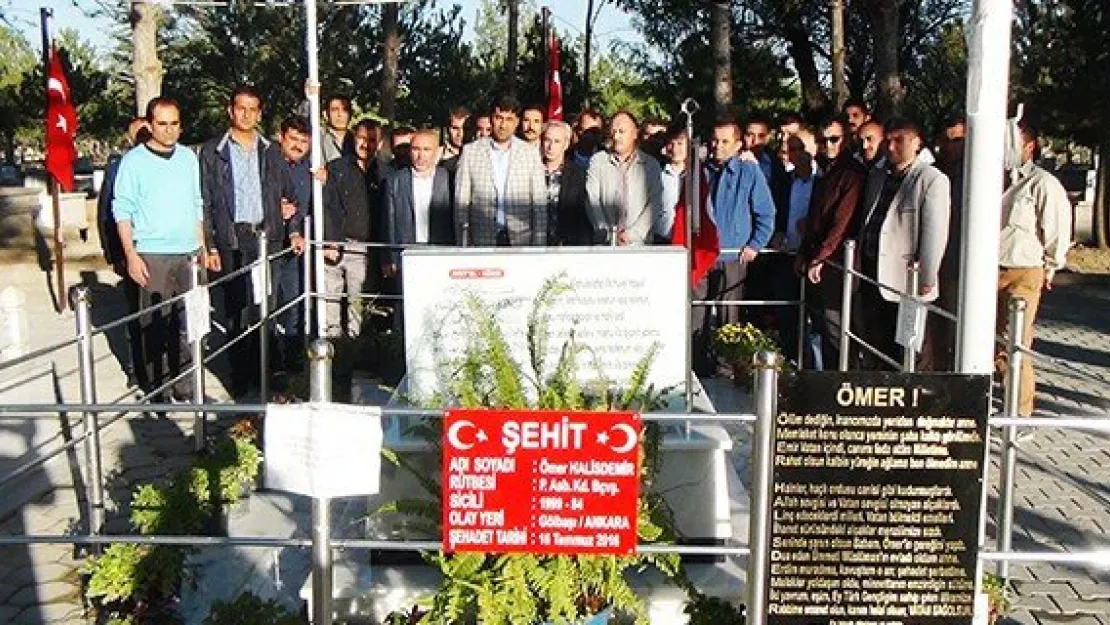 Hizmet-İş'ten şehit Halisdemir'e vefa