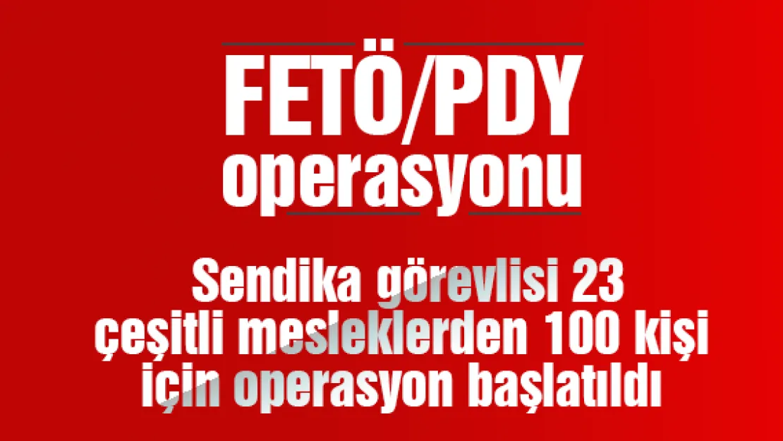 Kayseri'de FETÖ/PDY operasyonu