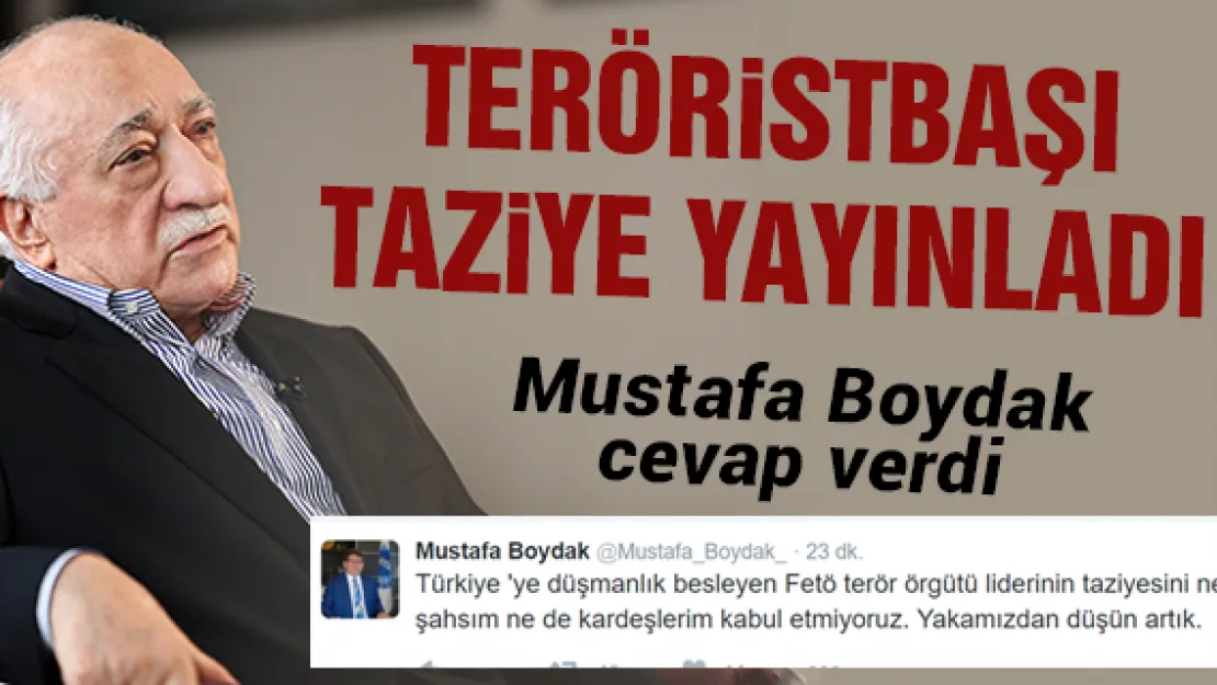 TERÖRiSTBAŞI TAZiYE YAYINLADI