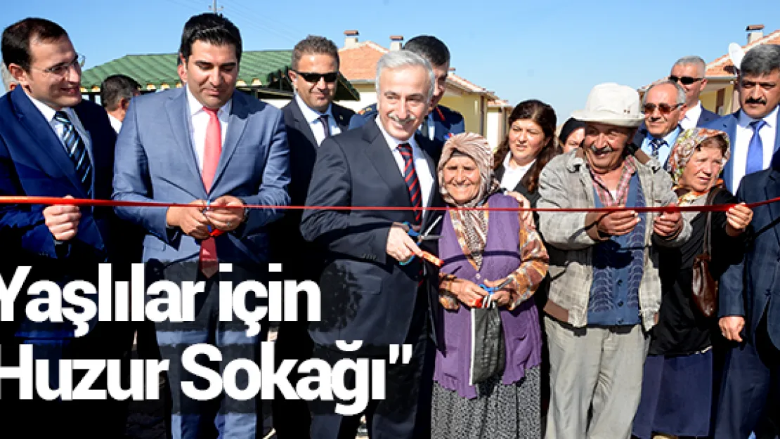 Yaşlılar için &quotHuzur Sokağı"