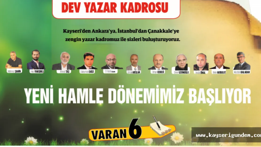 Yeni hamle dönemimimiz başlıyor