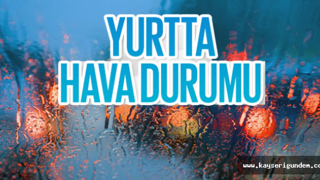 18 Kasım 2016 yurtta hava durumu