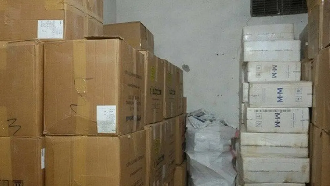63 bin paket kaçak sigara yakalandı