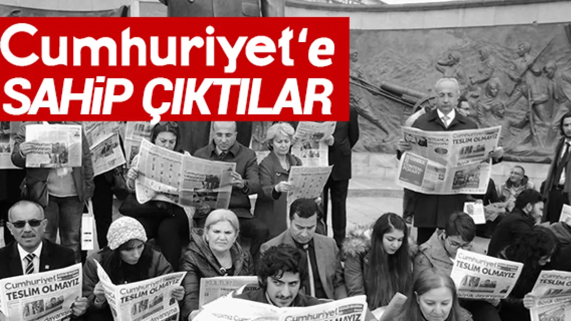 Cumhuriyet'e sahip çıktılar