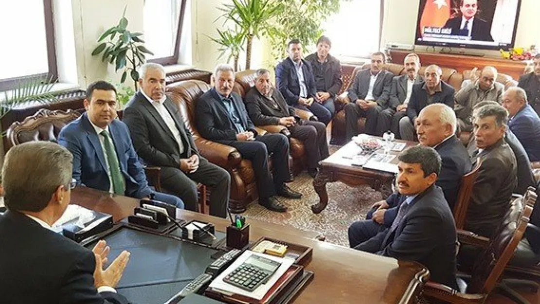 Gemerek'ten Şeker'e teşekkür ziyareti