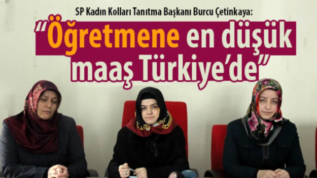 'Öğretmene en düşük   maaş Türkiye'de'