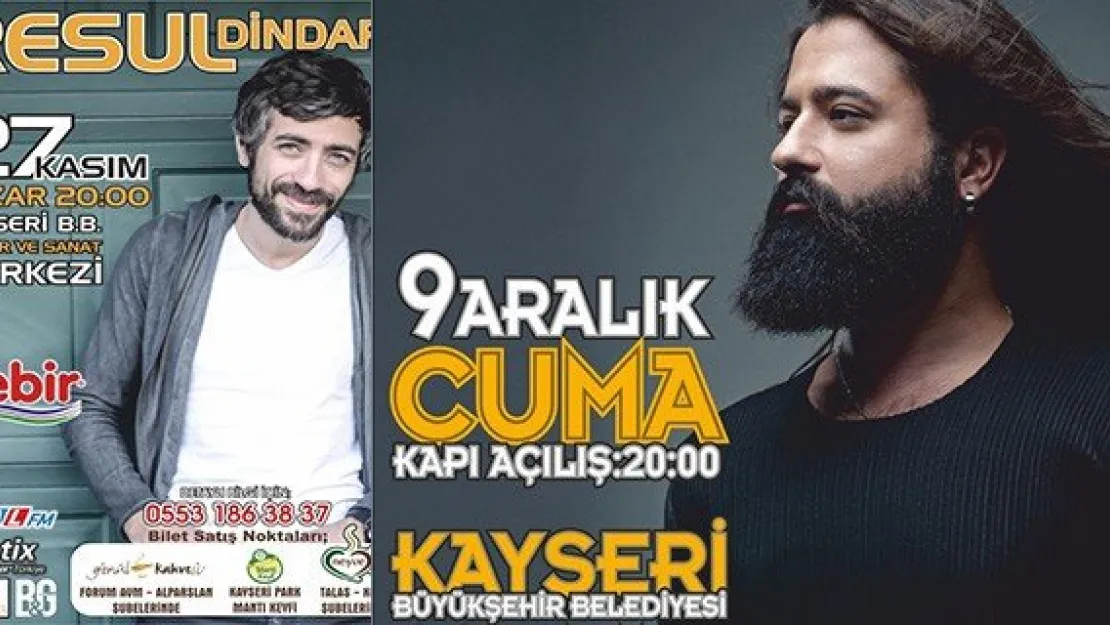 Resul Dindar yarın konser verecek
