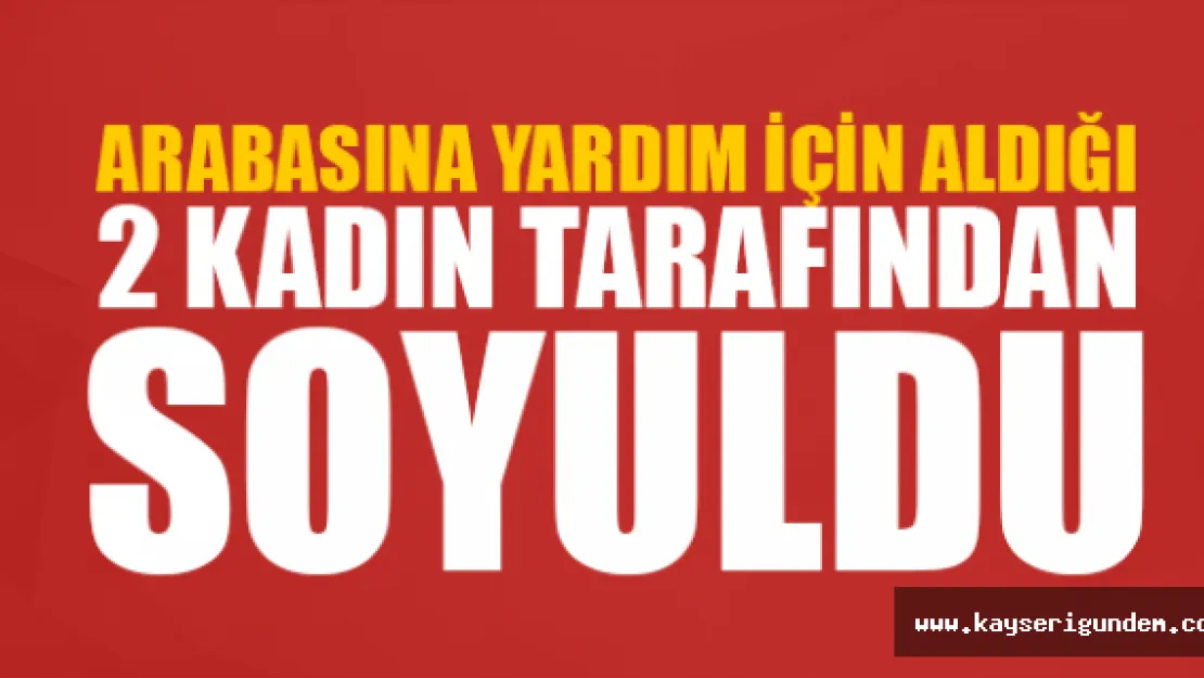 Yardım etmek istedi, soyuldu