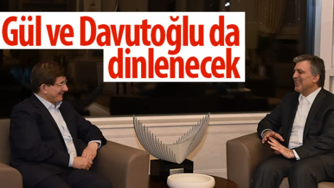 Gül ve Davutoğlu da  dinlenecek