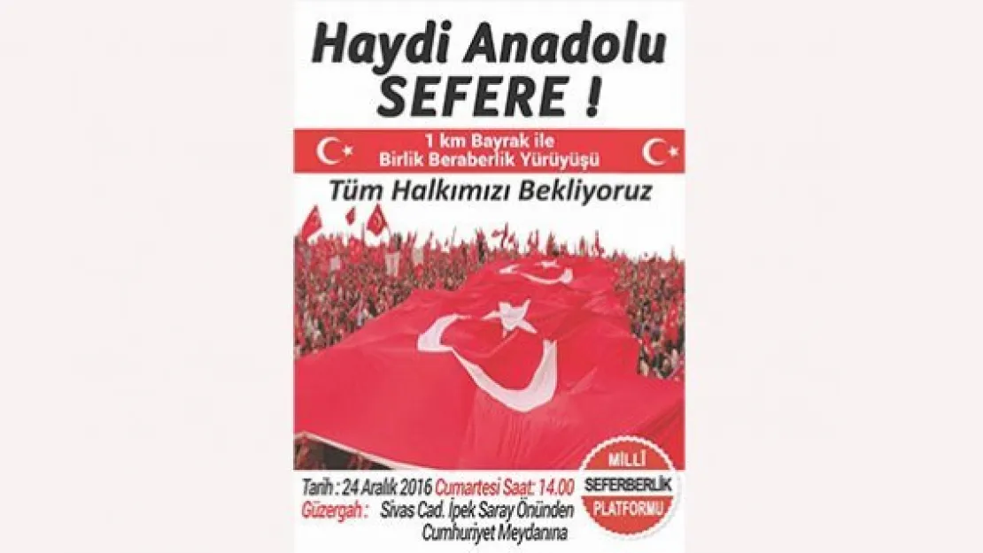 Haydi Anadolu sefere!