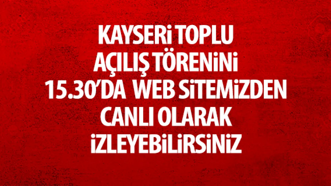 CUMHURBAŞKANI KONUŞUYOR-Canlı Yayın